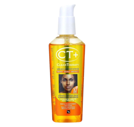 CT+ Clear Therapy Carrot Serum 75ml – Brightening & Anti-Aging Face Serum with Vitamin A & Antioxidants – Hydrating Skin Repair Serum for Glowing, Even Tone & Dark Spot Reduction (1 Pc)